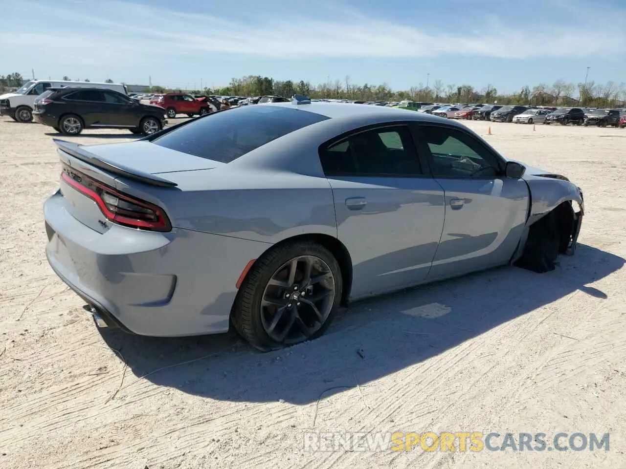 3 Photograph of a damaged car 2C3CDXCT3NH111018 DODGE CHARGER 2022