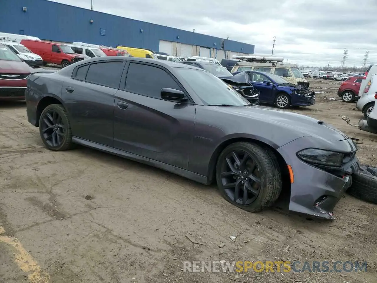 4 Photograph of a damaged car 2C3CDXCT3NH262151 DODGE CHARGER 2022
