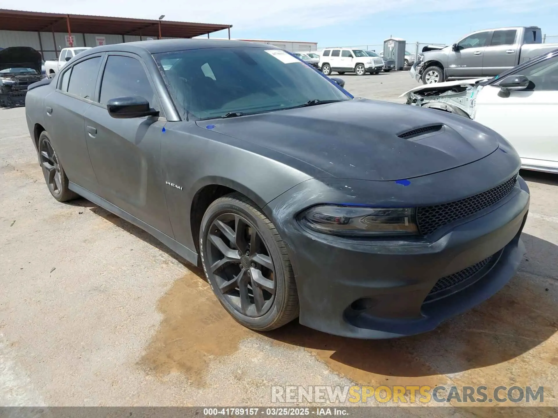 1 Photograph of a damaged car 2C3CDXCT4NH231930 DODGE CHARGER 2022