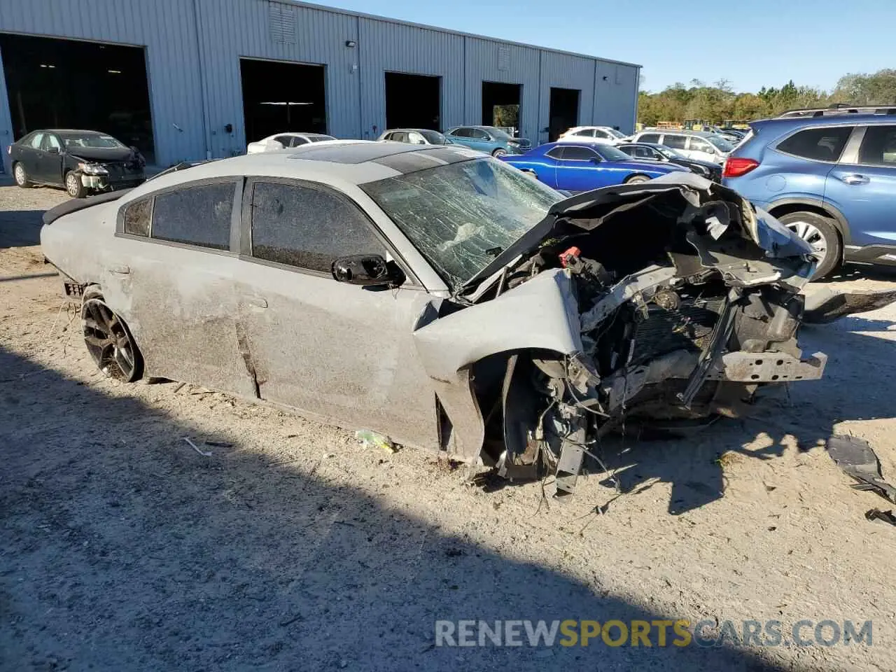 4 Photograph of a damaged car 2C3CDXCT7NH110552 DODGE CHARGER 2022