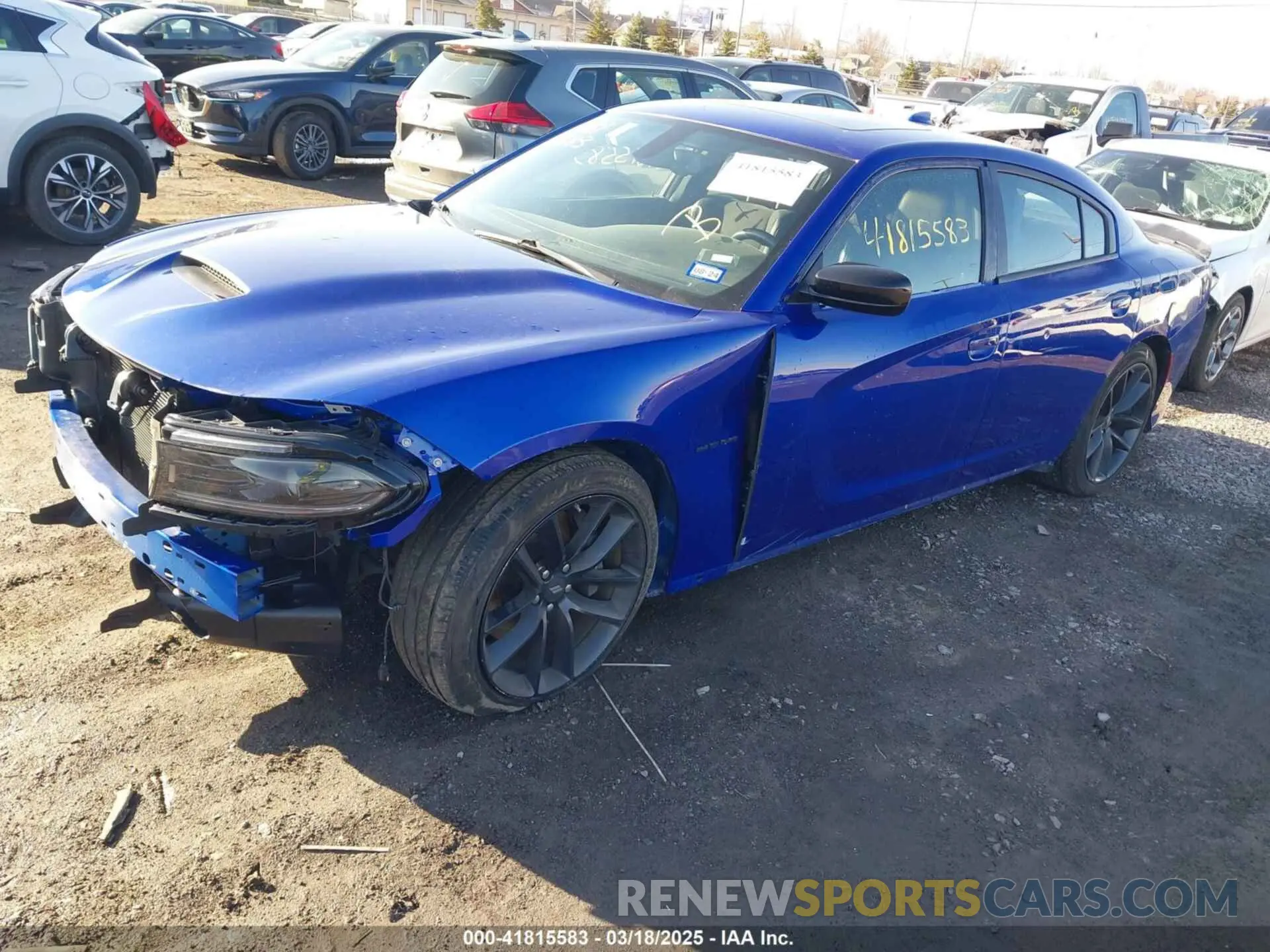 2 Photograph of a damaged car 2C3CDXCT9NH231938 DODGE CHARGER 2022