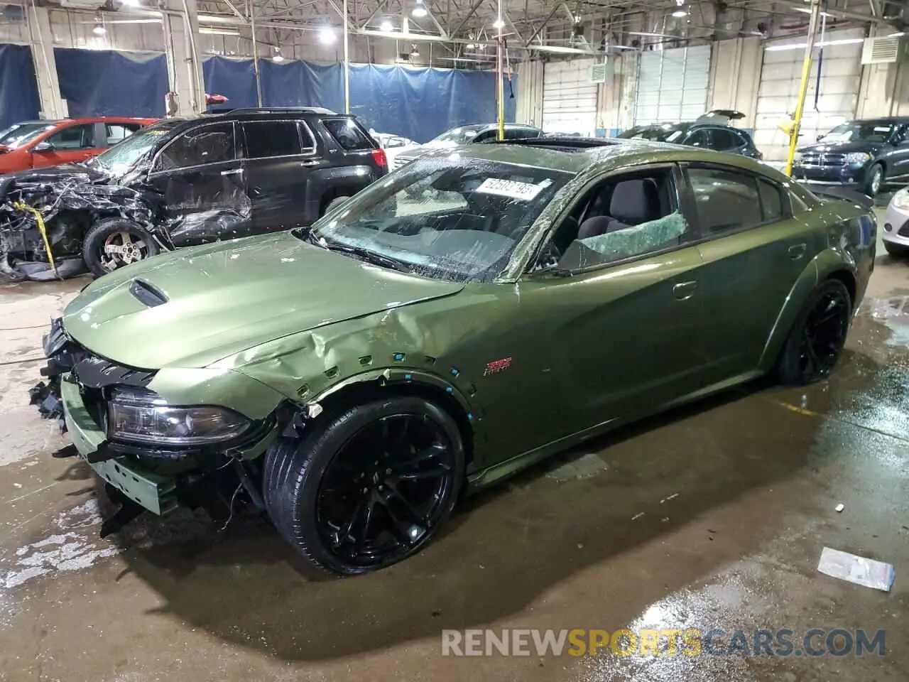 1 Photograph of a damaged car 2C3CDXGJ1NH190052 DODGE CHARGER 2022