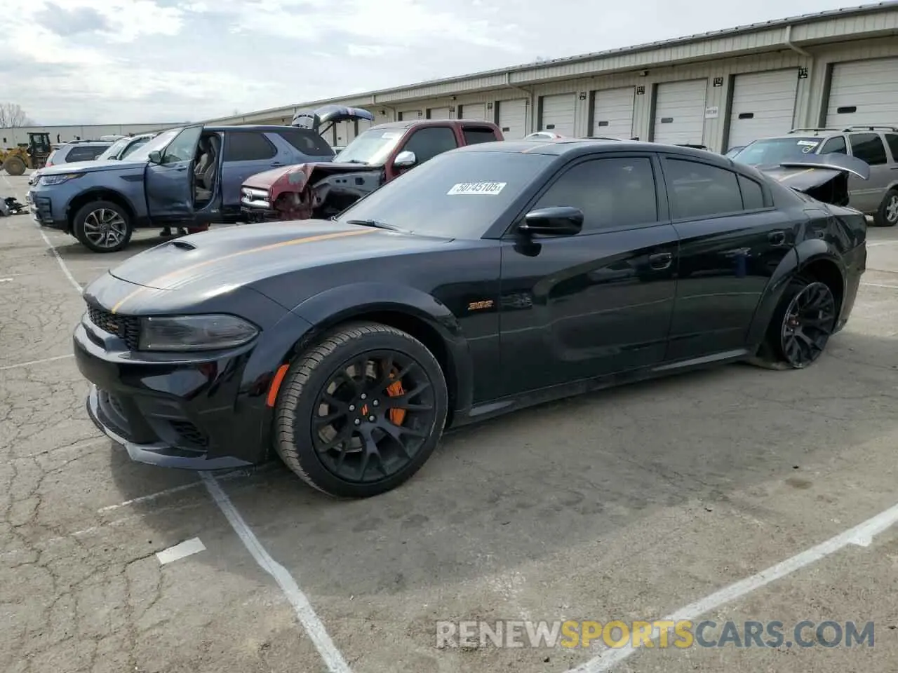 1 Photograph of a damaged car 2C3CDXGJ3NH147994 DODGE CHARGER 2022