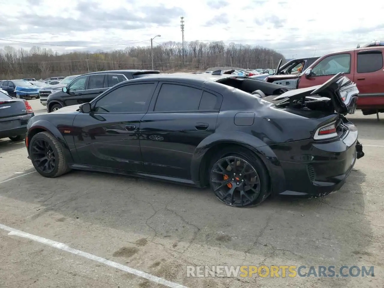 2 Photograph of a damaged car 2C3CDXGJ3NH147994 DODGE CHARGER 2022