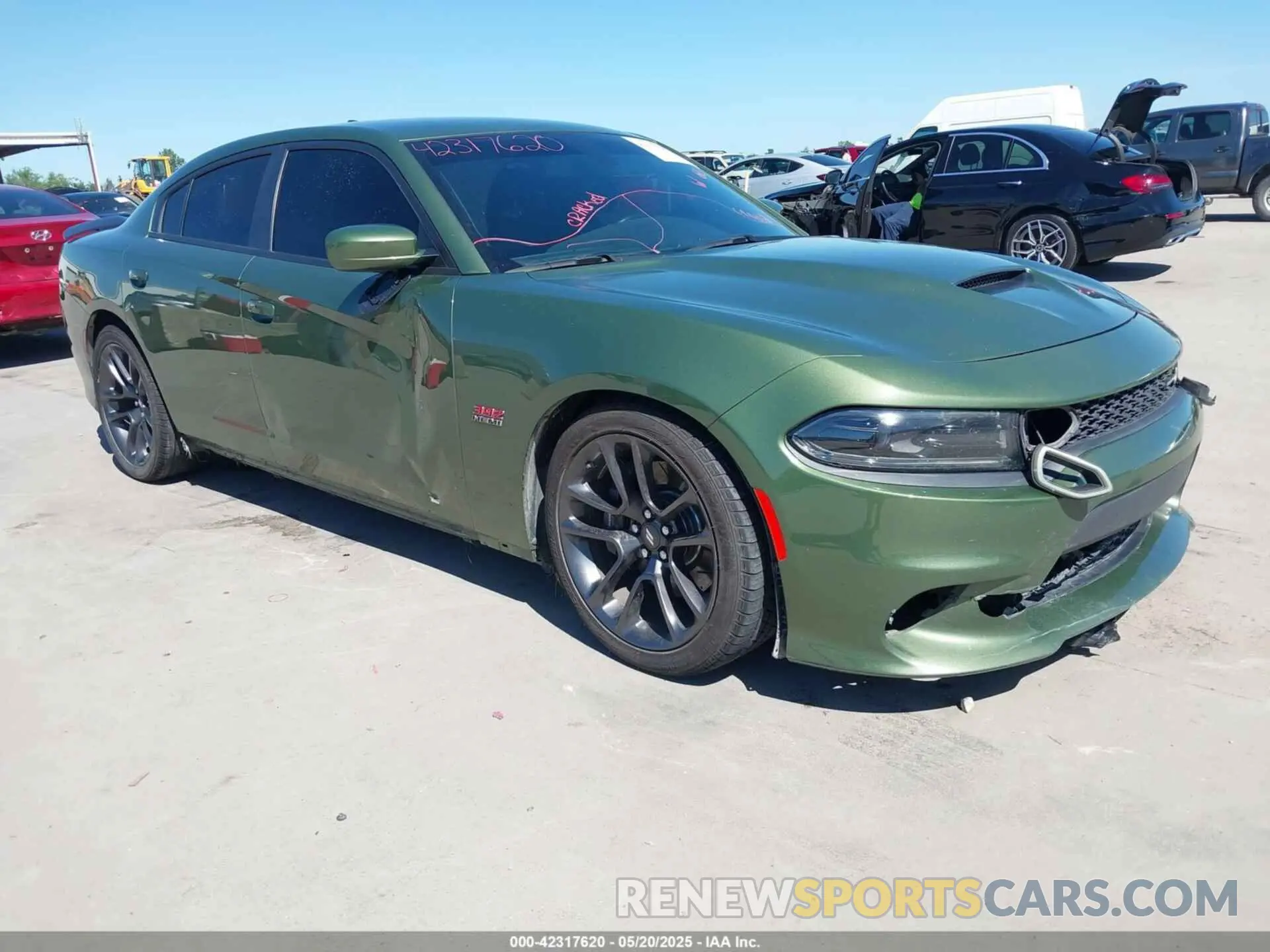 1 Photograph of a damaged car 2C3CDXGJ6NH257549 DODGE CHARGER 2022