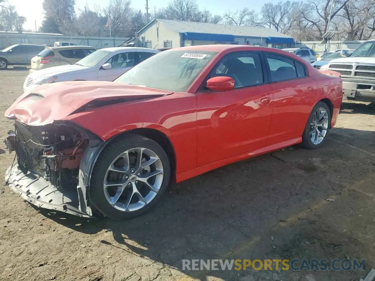 1 Photograph of a damaged car 2C3CDXHG0NH149835 DODGE CHARGER 2022