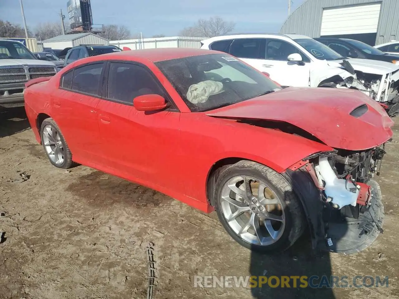4 Photograph of a damaged car 2C3CDXHG0NH149835 DODGE CHARGER 2022