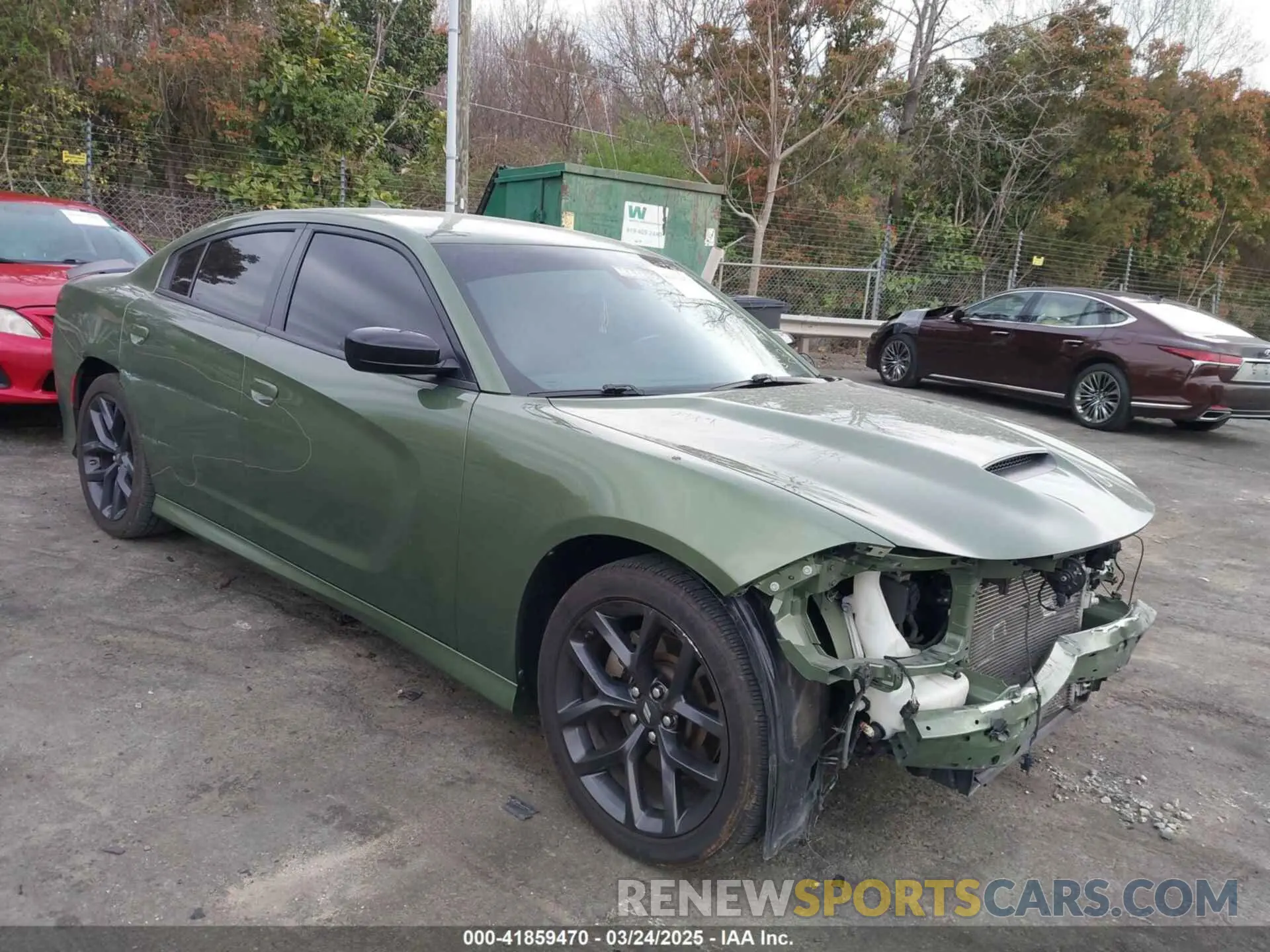 1 Photograph of a damaged car 2C3CDXHG0NH149902 DODGE CHARGER 2022