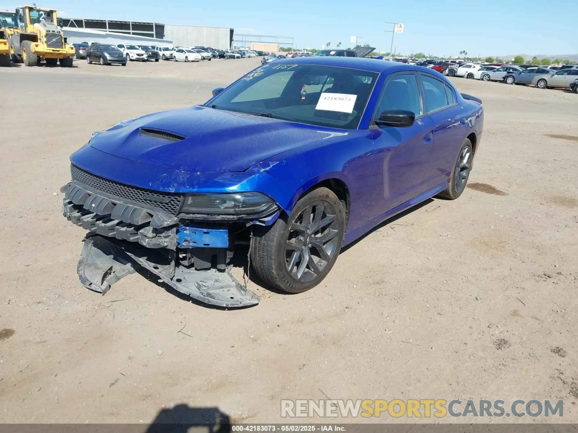 2 Photograph of a damaged car 2C3CDXHG0NH176856 DODGE CHARGER 2022