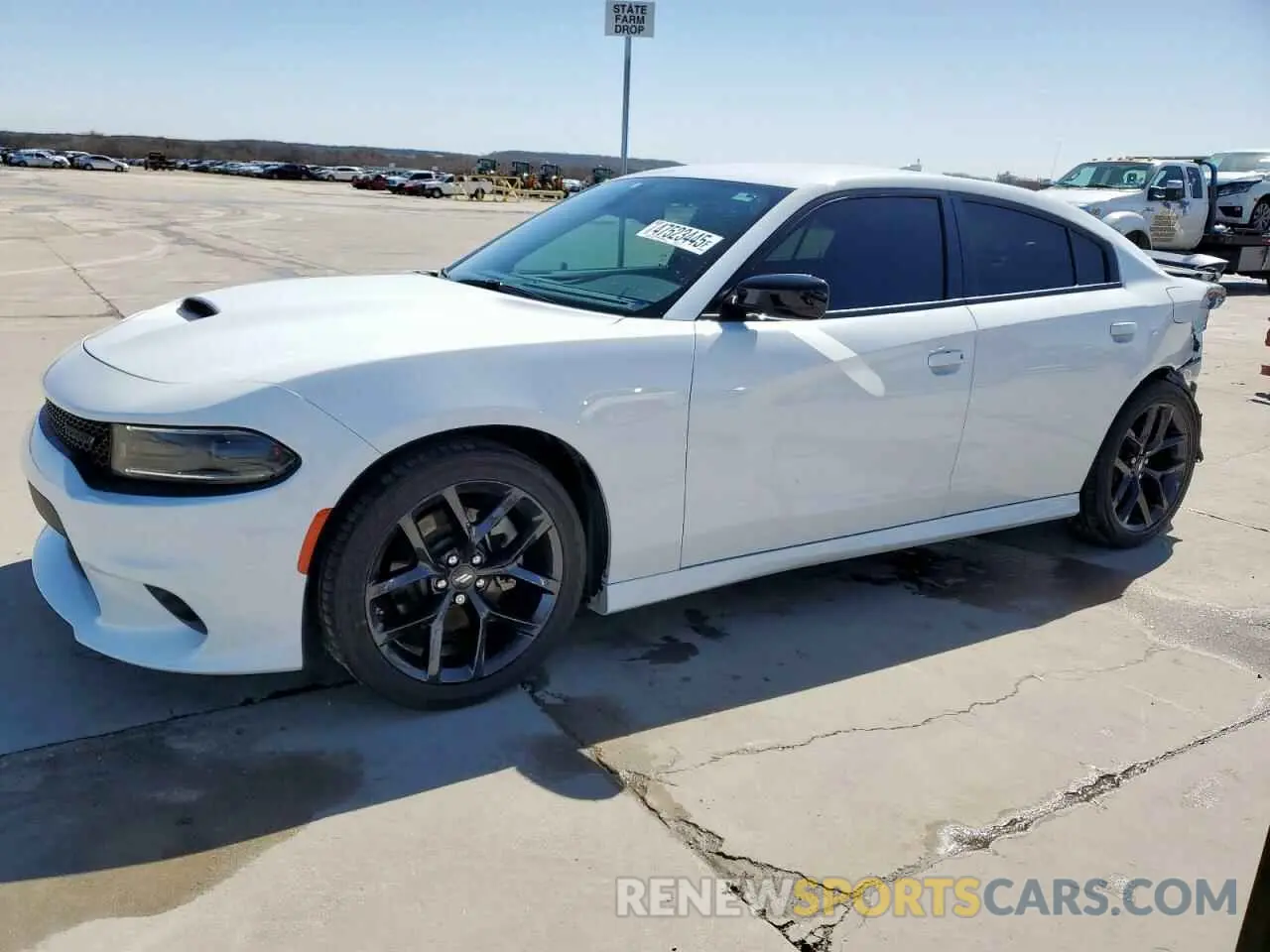 1 Photograph of a damaged car 2C3CDXHG2NH162036 DODGE CHARGER 2022