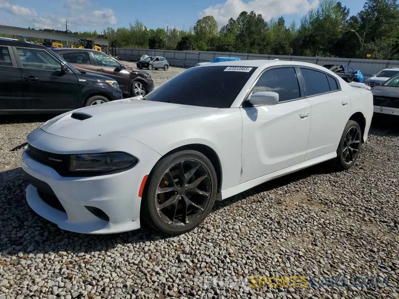 1 Photograph of a damaged car 2C3CDXHG2NH189771 DODGE CHARGER 2022