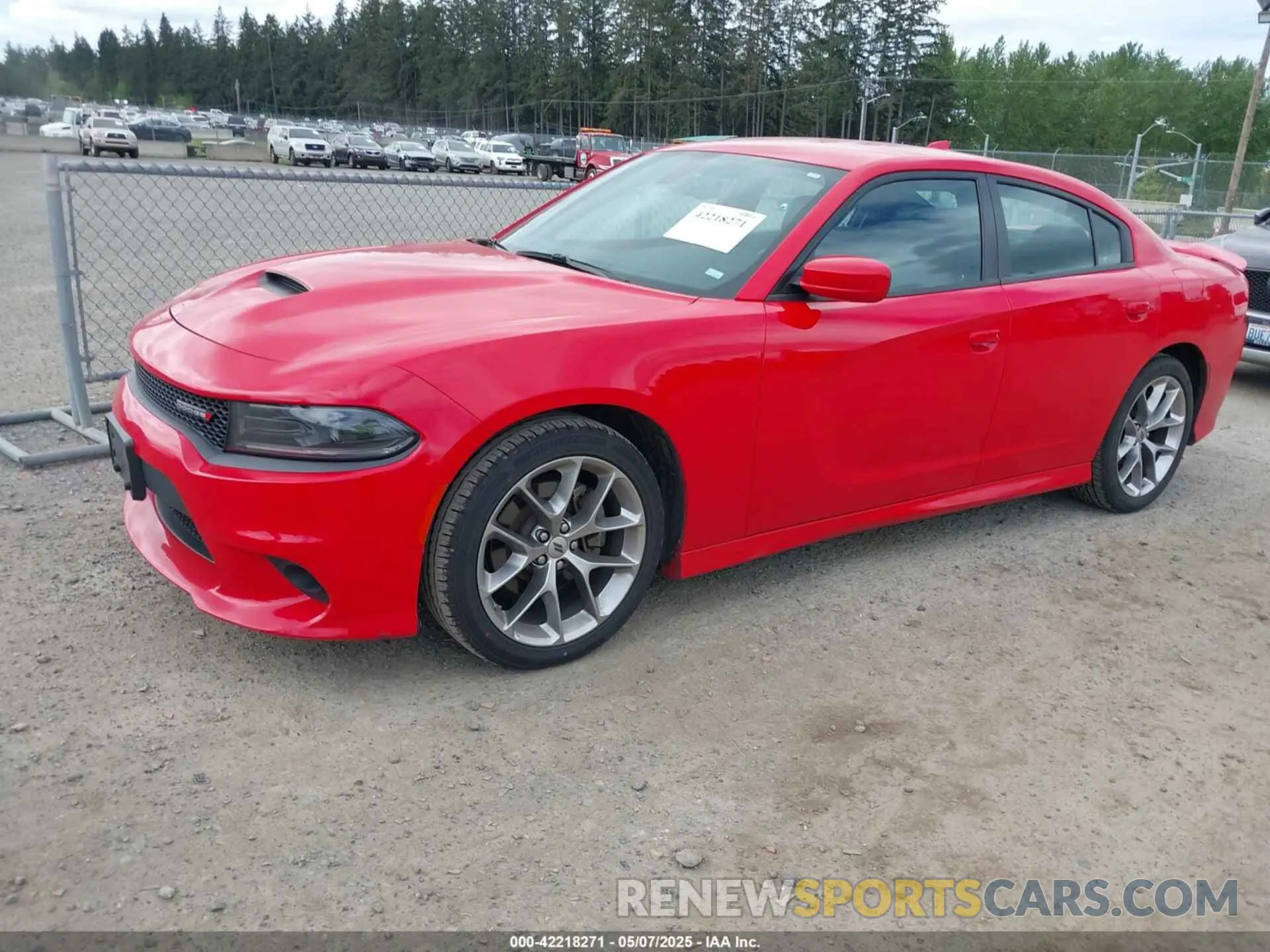 2 Photograph of a damaged car 2C3CDXHG4NH166072 DODGE CHARGER 2022