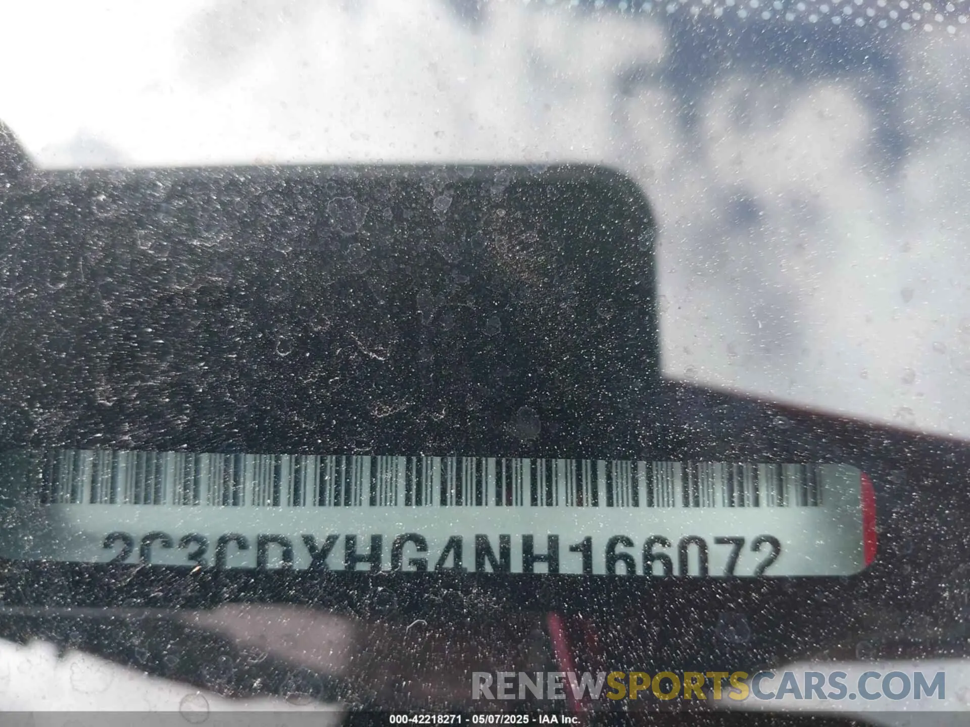 22 Photograph of a damaged car 2C3CDXHG4NH166072 DODGE CHARGER 2022