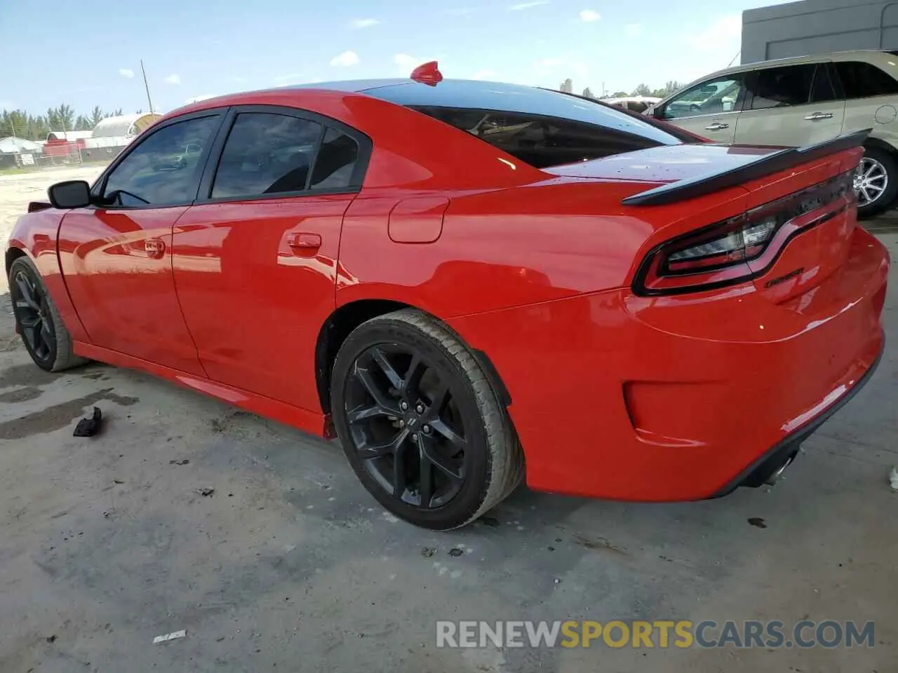 2 Photograph of a damaged car 2C3CDXHG5NH170129 DODGE CHARGER 2022