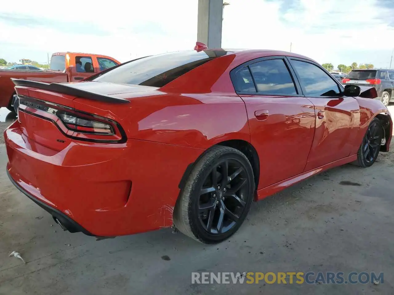 3 Photograph of a damaged car 2C3CDXHG5NH170129 DODGE CHARGER 2022