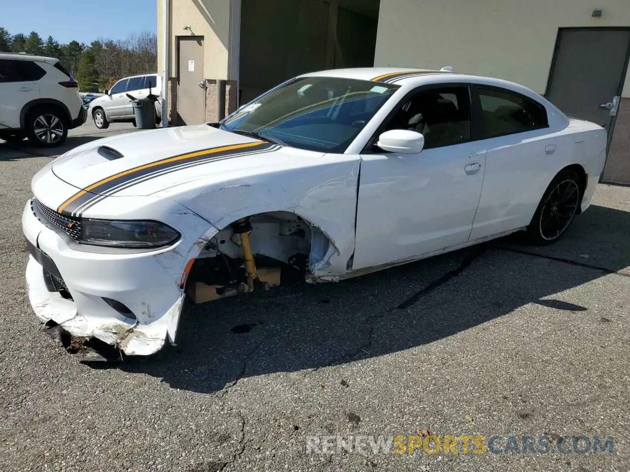 1 Photograph of a damaged car 2C3CDXHG6NH236185 DODGE CHARGER 2022