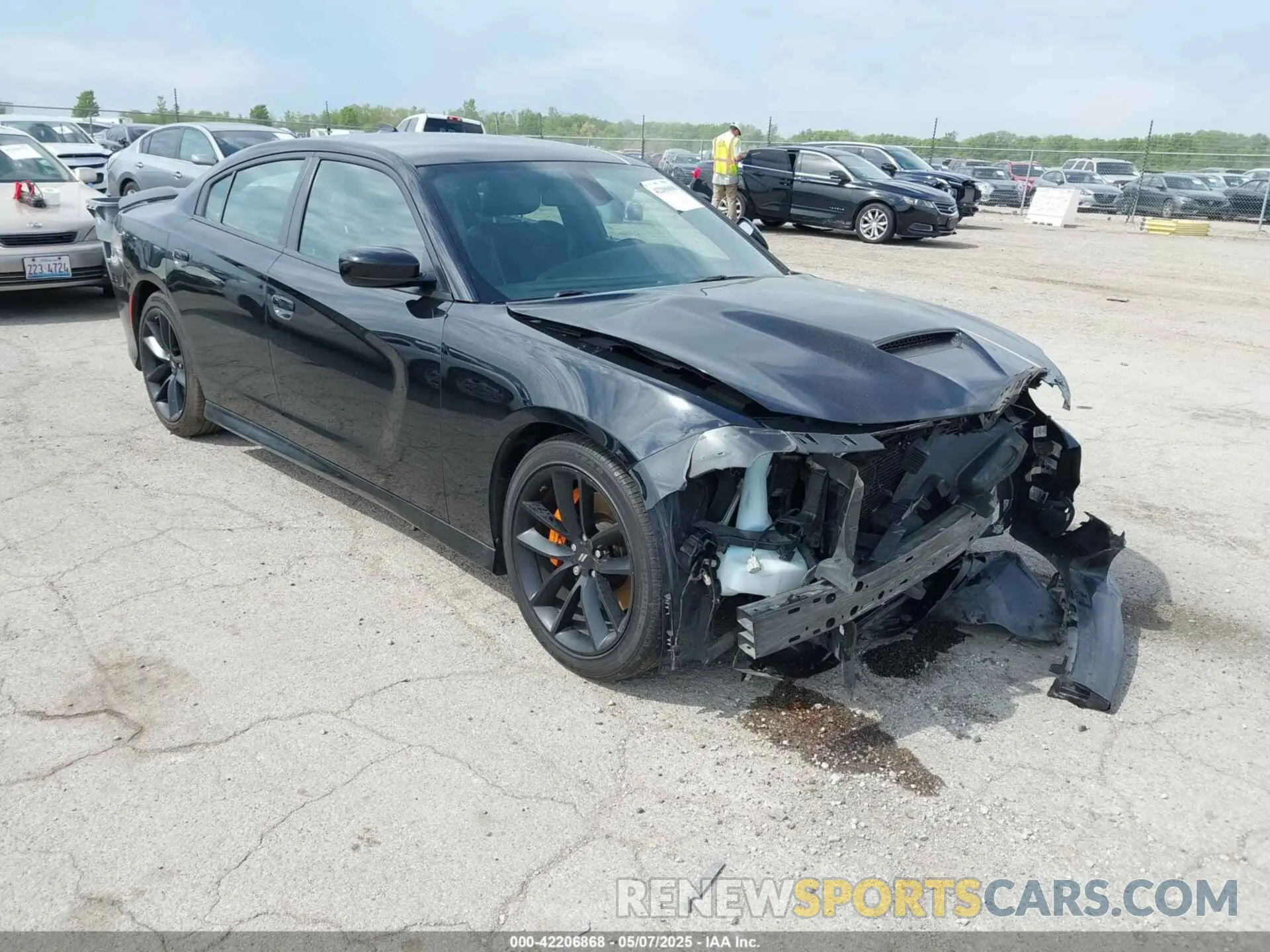 1 Photograph of a damaged car 2C3CDXHG7NH148472 DODGE CHARGER 2022