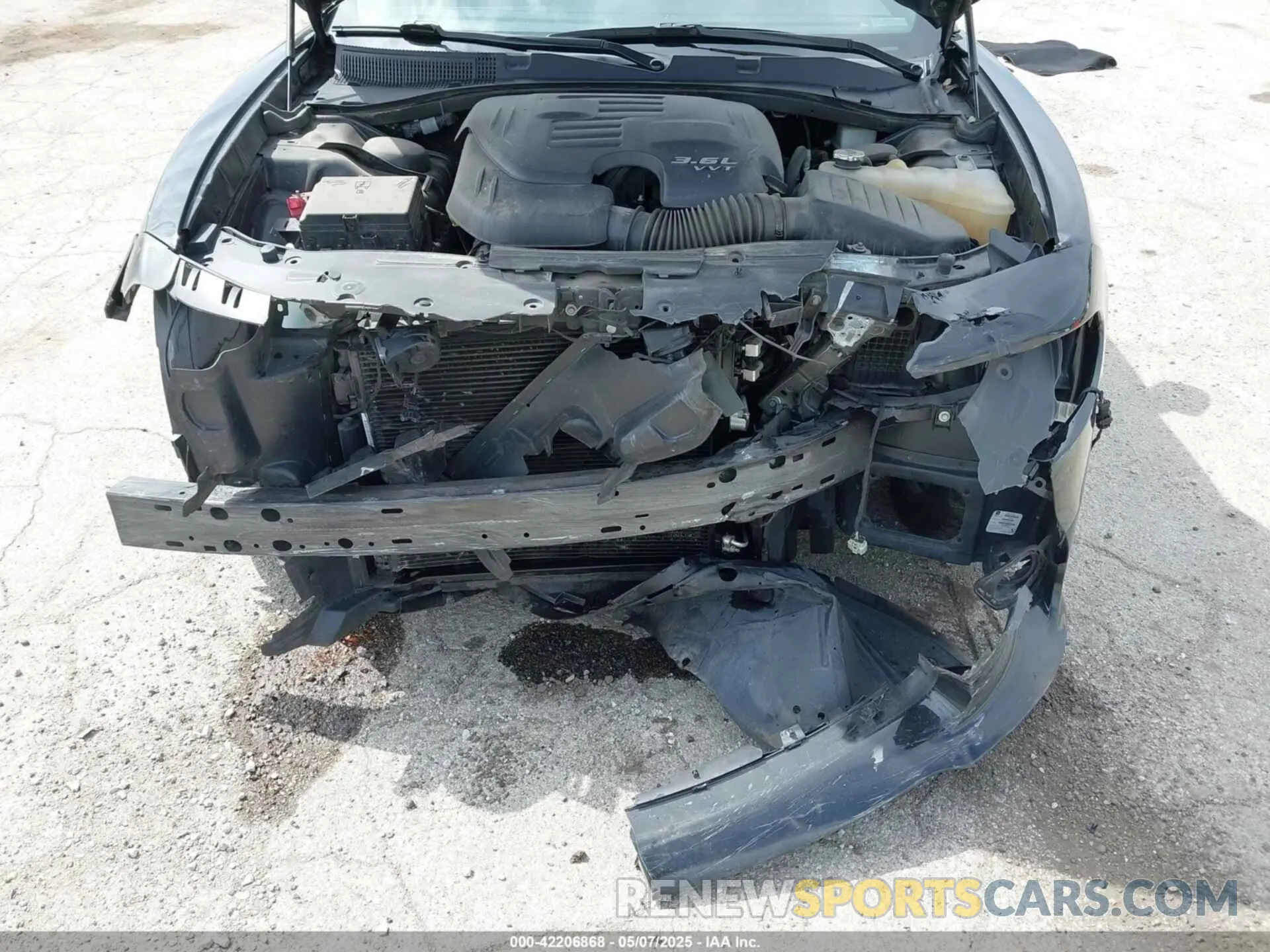 6 Photograph of a damaged car 2C3CDXHG7NH148472 DODGE CHARGER 2022