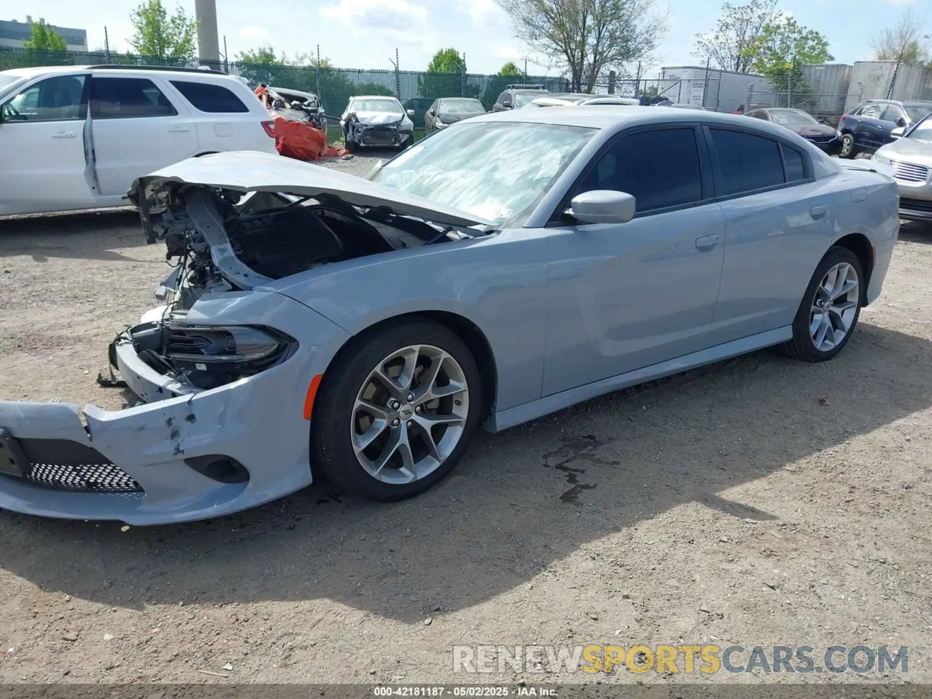 2 Photograph of a damaged car 2C3CDXHG8NH157312 DODGE CHARGER 2022
