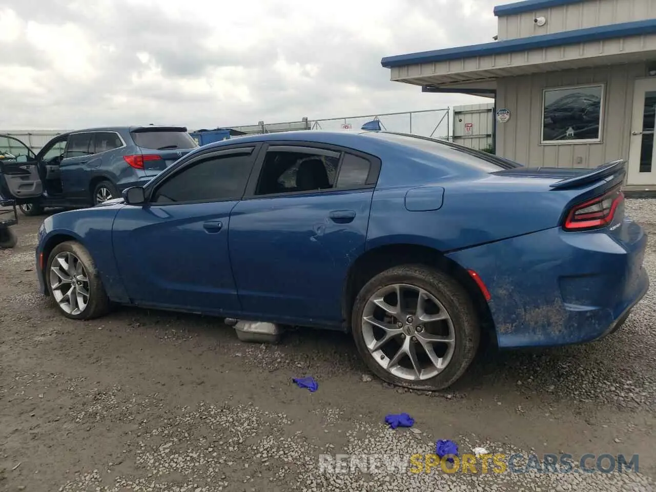 2 Photograph of a damaged car 2C3CDXHG8NH186342 DODGE CHARGER 2022