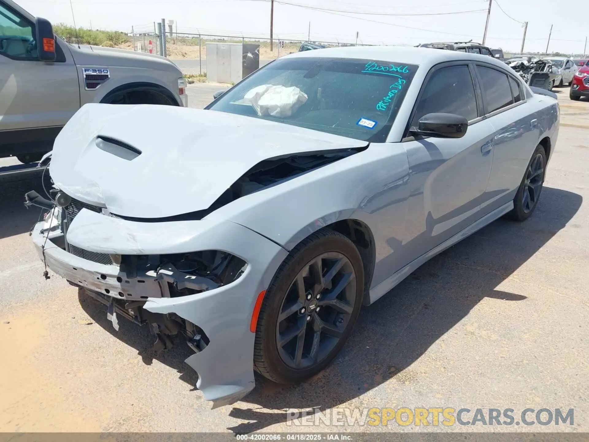 2 Фотография поврежденного автомобиля 2C3CDXHG9NH106319 DODGE CHARGER 2022