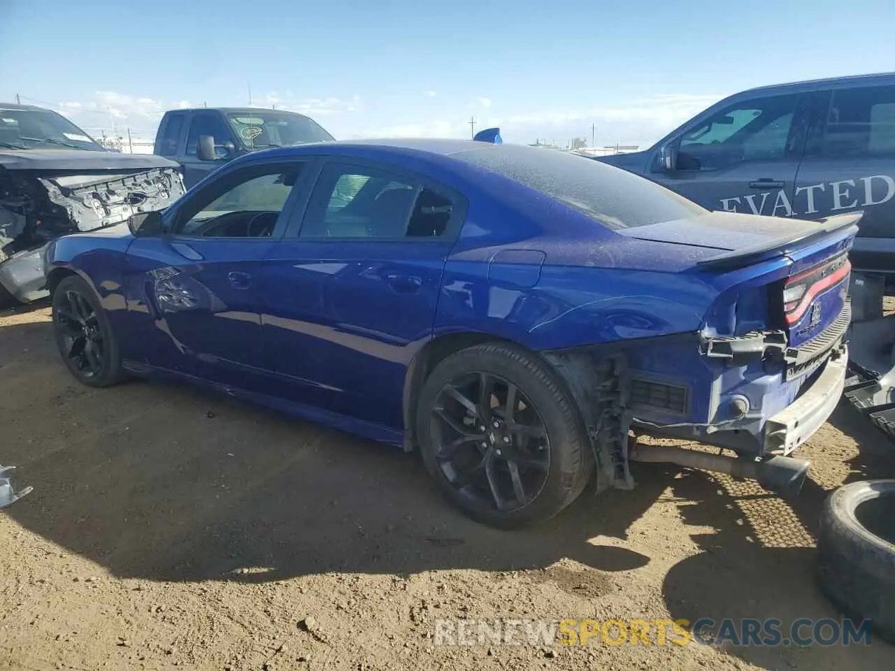 2 Photograph of a damaged car 2C3CDXHG9NH189508 DODGE CHARGER 2022