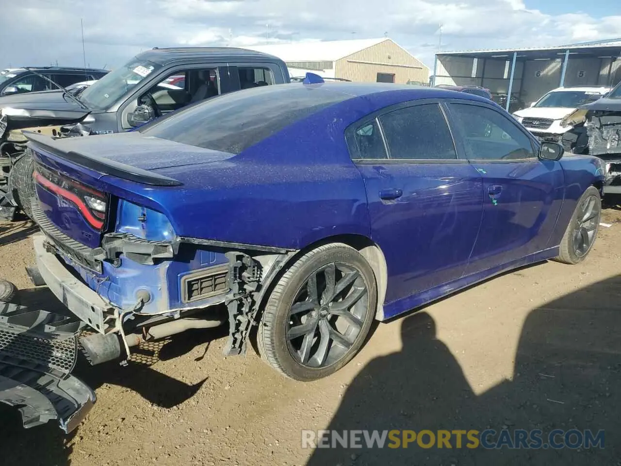 3 Photograph of a damaged car 2C3CDXHG9NH189508 DODGE CHARGER 2022