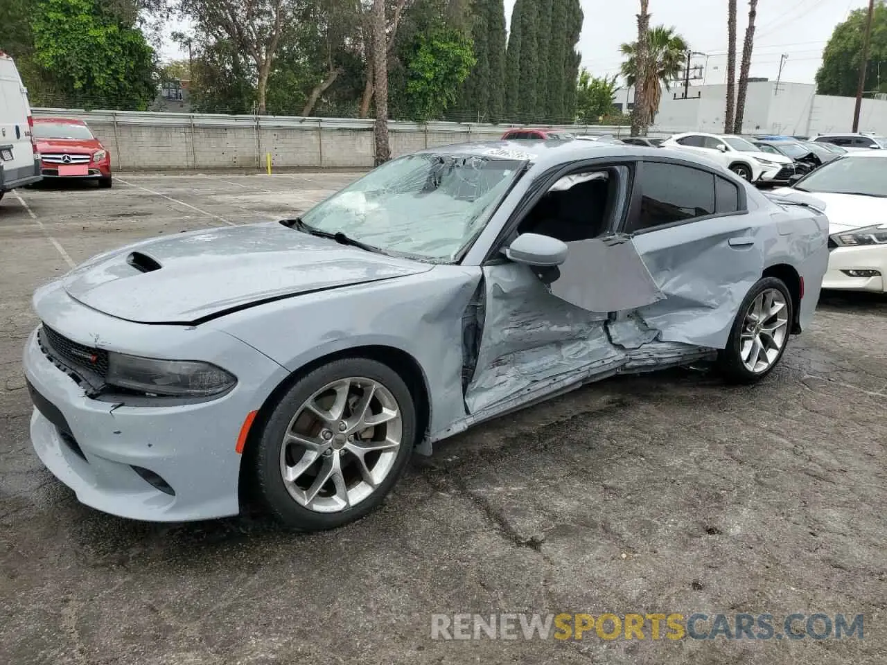 1 Photograph of a damaged car 2C3CDXHGXNH157313 DODGE CHARGER 2022