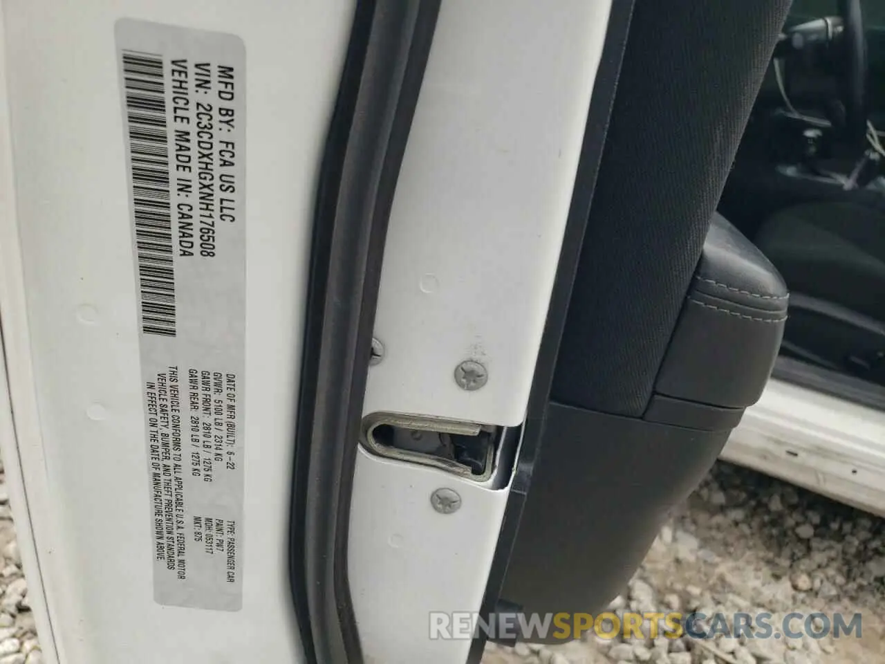 12 Фотография поврежденного автомобиля 2C3CDXHGXNH176508 DODGE CHARGER 2022