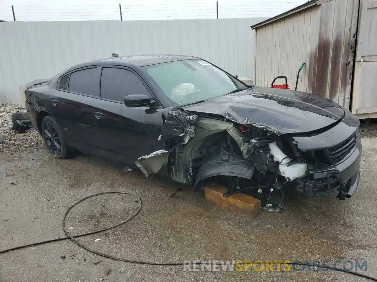 4 Photograph of a damaged car 2C3CDXJG1NH121942 DODGE CHARGER 2022