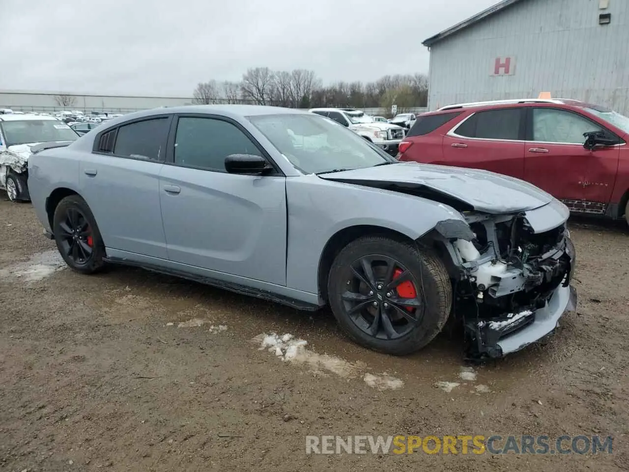 4 Photograph of a damaged car 2C3CDXJG3NH107394 DODGE CHARGER 2022