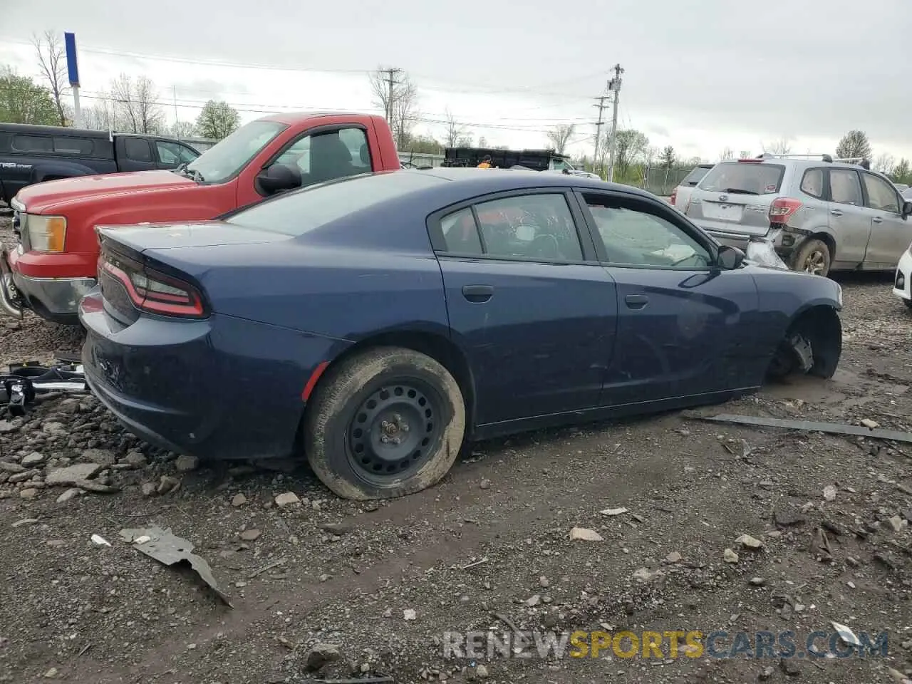 3 Photograph of a damaged car 2C3CDXKG5NH180569 DODGE CHARGER 2022