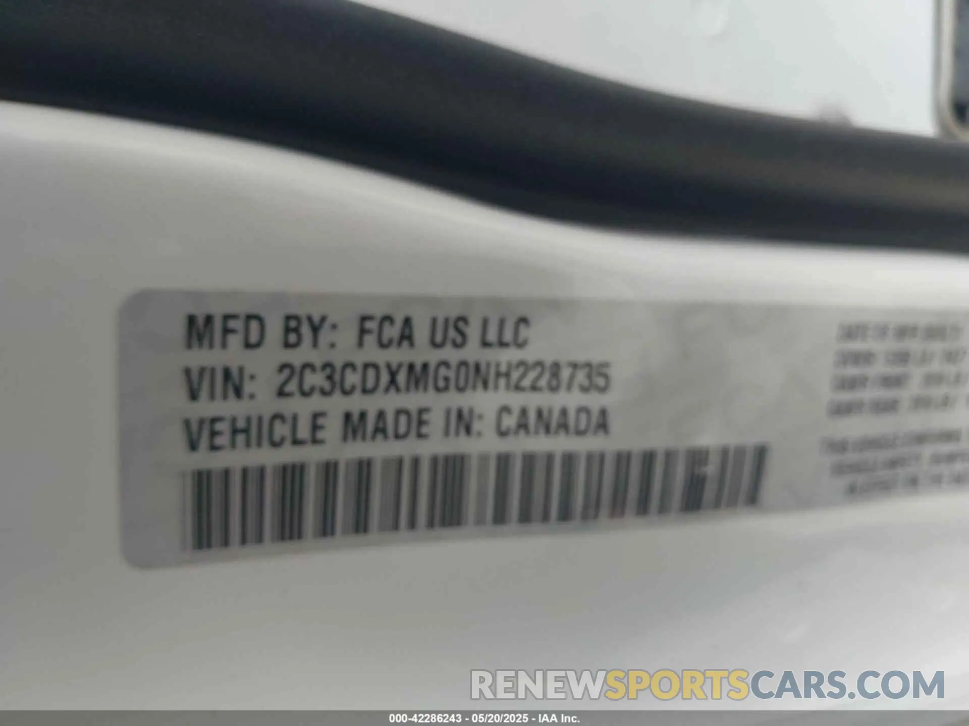 9 Photograph of a damaged car 2C3CDXMG0NH228735 DODGE CHARGER 2022