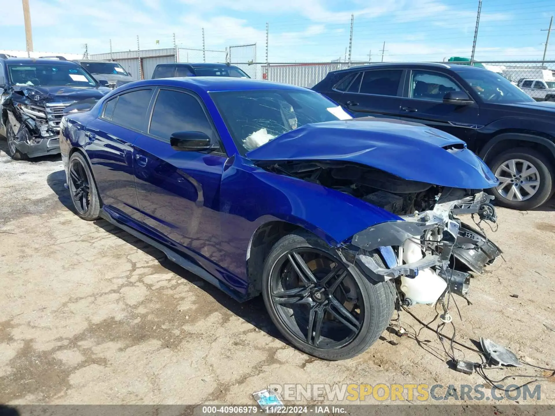 1 Photograph of a damaged car 2C3CDXMG7NH167271 DODGE CHARGER 2022