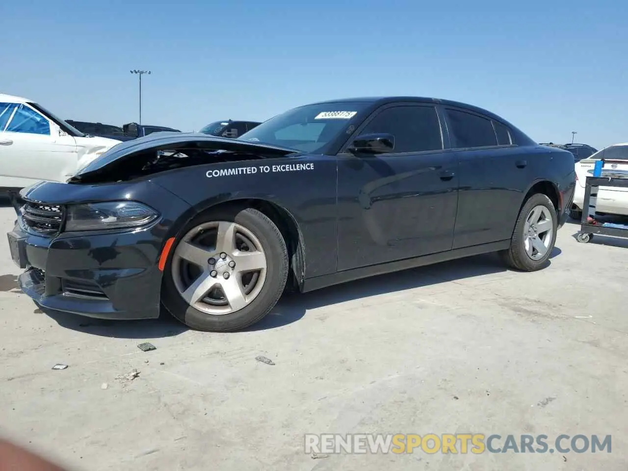1 Photograph of a damaged car 2C3CDXAT4PH534227 DODGE CHARGER 2023