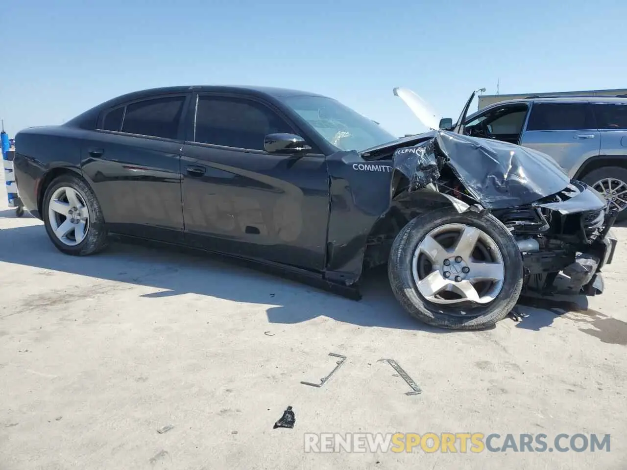 4 Photograph of a damaged car 2C3CDXAT4PH534227 DODGE CHARGER 2023