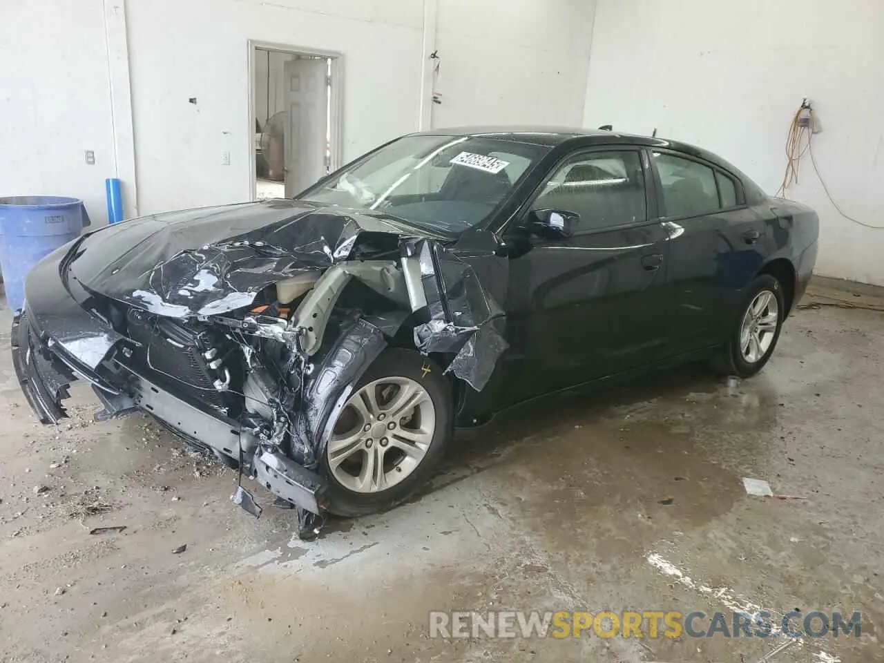 1 Photograph of a damaged car 2C3CDXBG0PH571681 DODGE CHARGER 2023