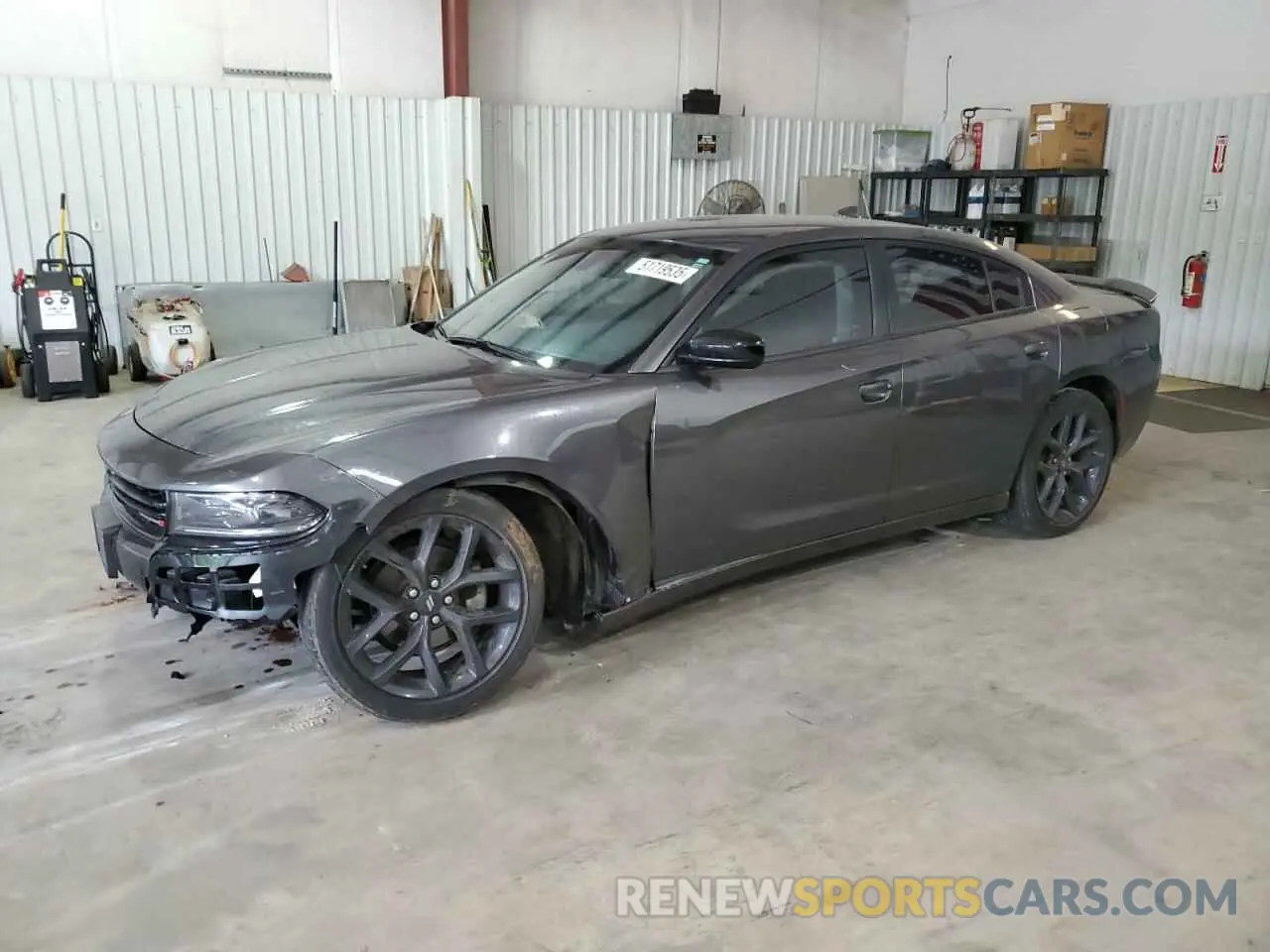 1 Photograph of a damaged car 2C3CDXBG0PH627456 DODGE CHARGER 2023