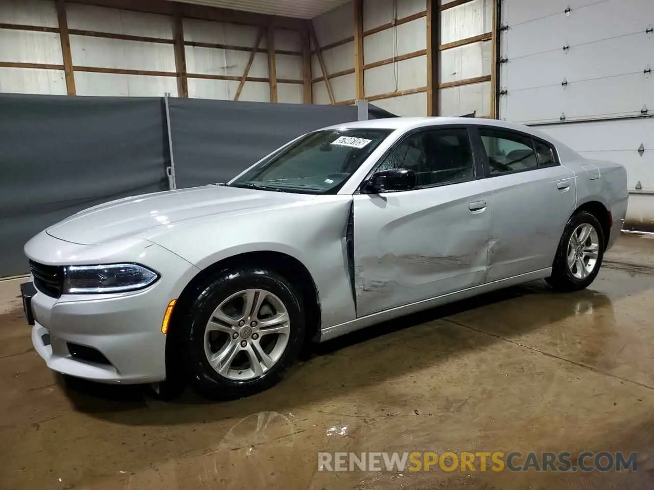1 Photograph of a damaged car 2C3CDXBG0PH630809 DODGE CHARGER 2023