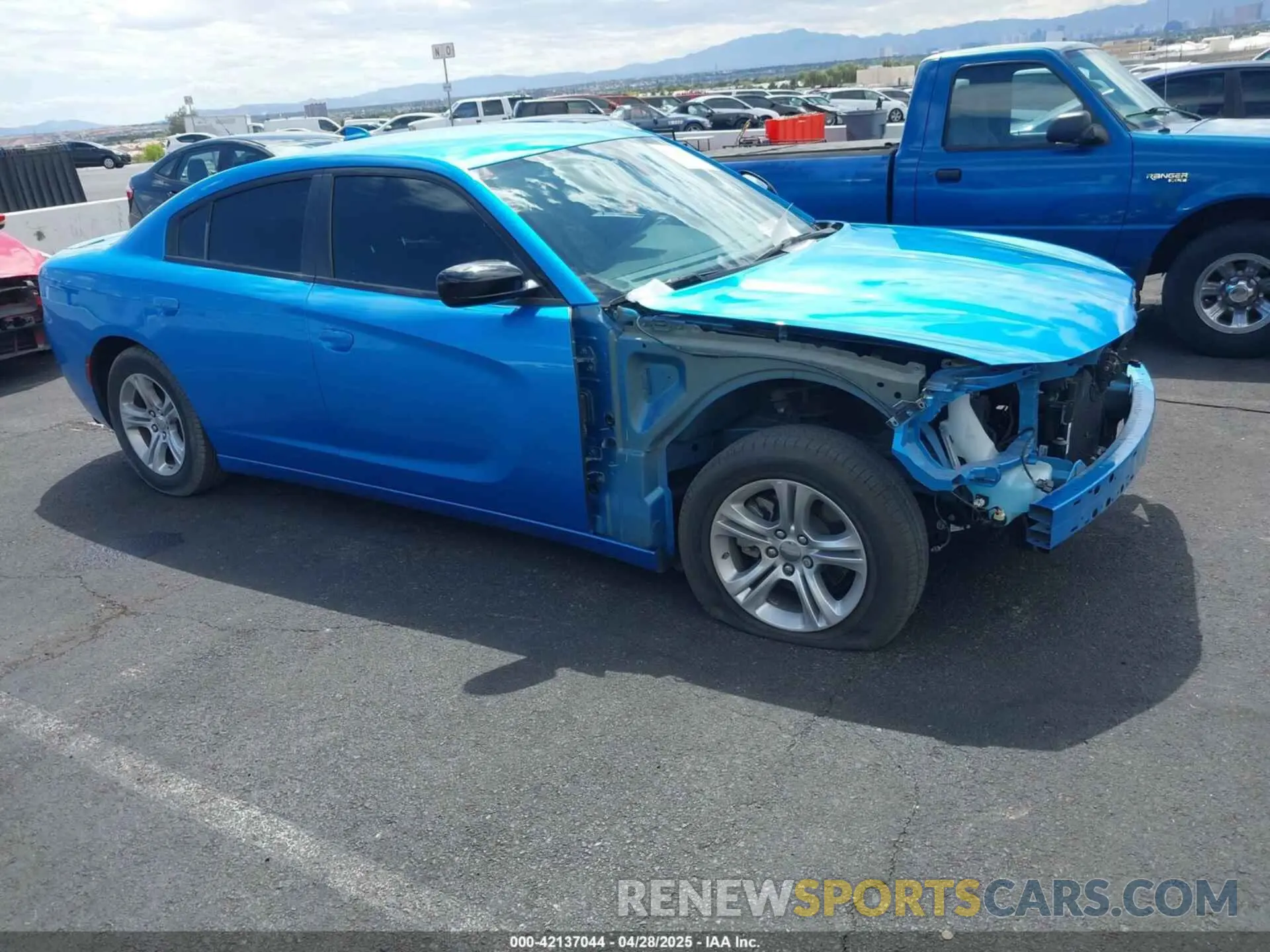 1 Photograph of a damaged car 2C3CDXBG0PH636156 DODGE CHARGER 2023