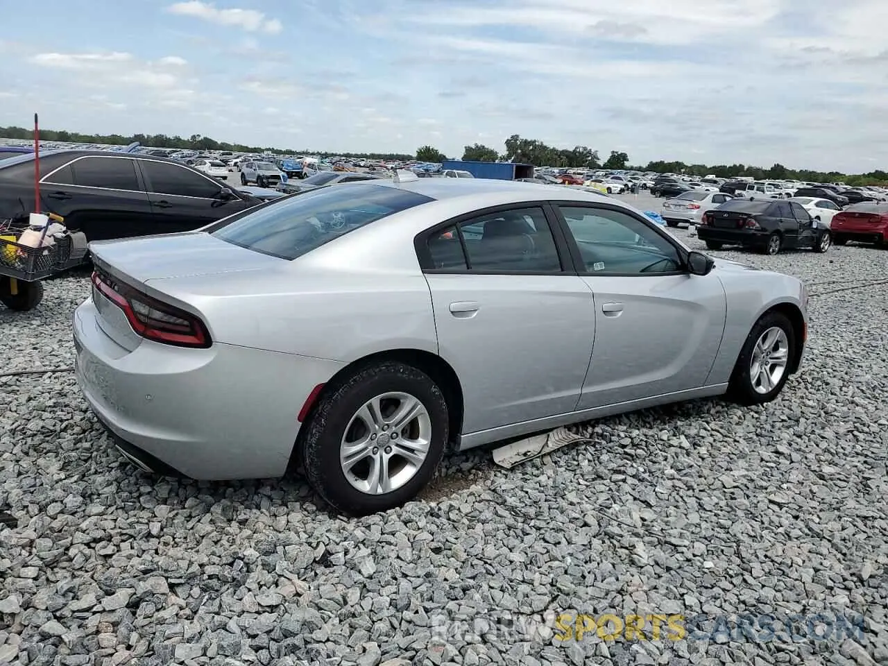3 Фотография поврежденного автомобиля 2C3CDXBG0PH687883 DODGE CHARGER 2023