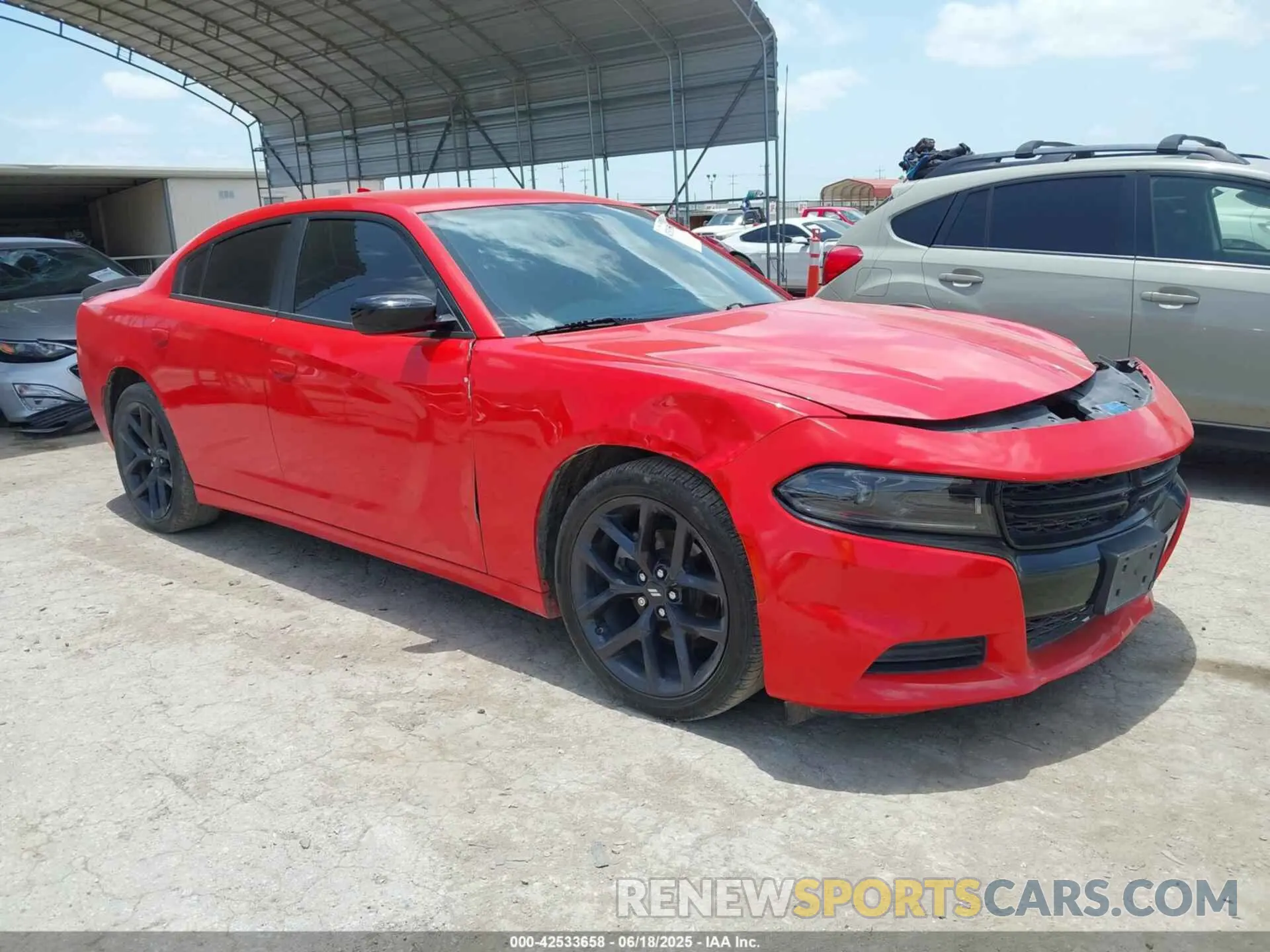 1 Фотография поврежденного автомобиля 2C3CDXBG1PH598467 DODGE CHARGER 2023