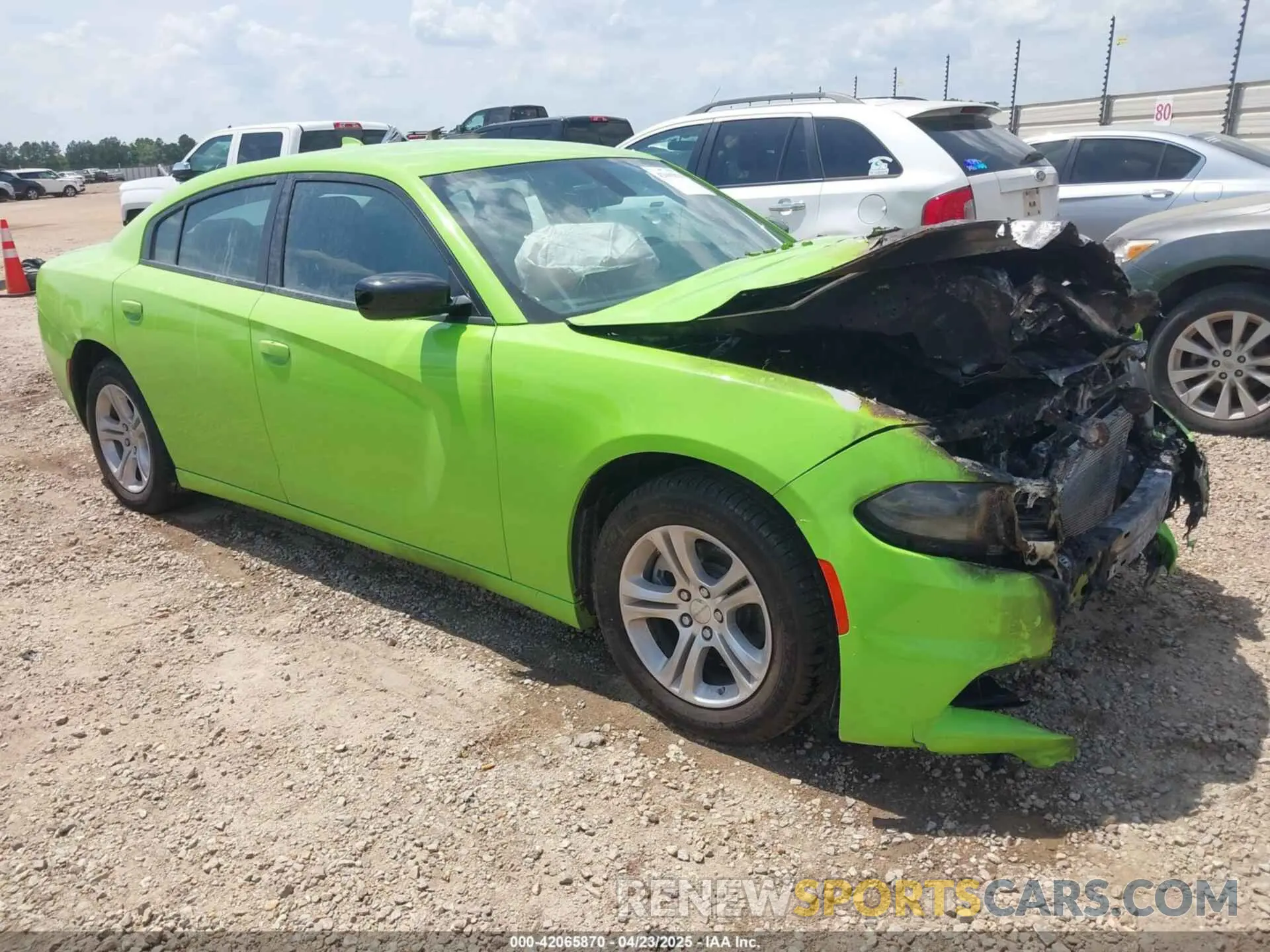 1 Фотография поврежденного автомобиля 2C3CDXBG1PH640152 DODGE CHARGER 2023