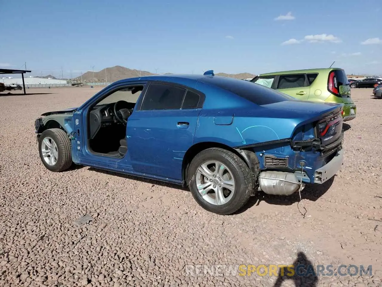 2 Фотография поврежденного автомобиля 2C3CDXBG1PH657050 DODGE CHARGER 2023