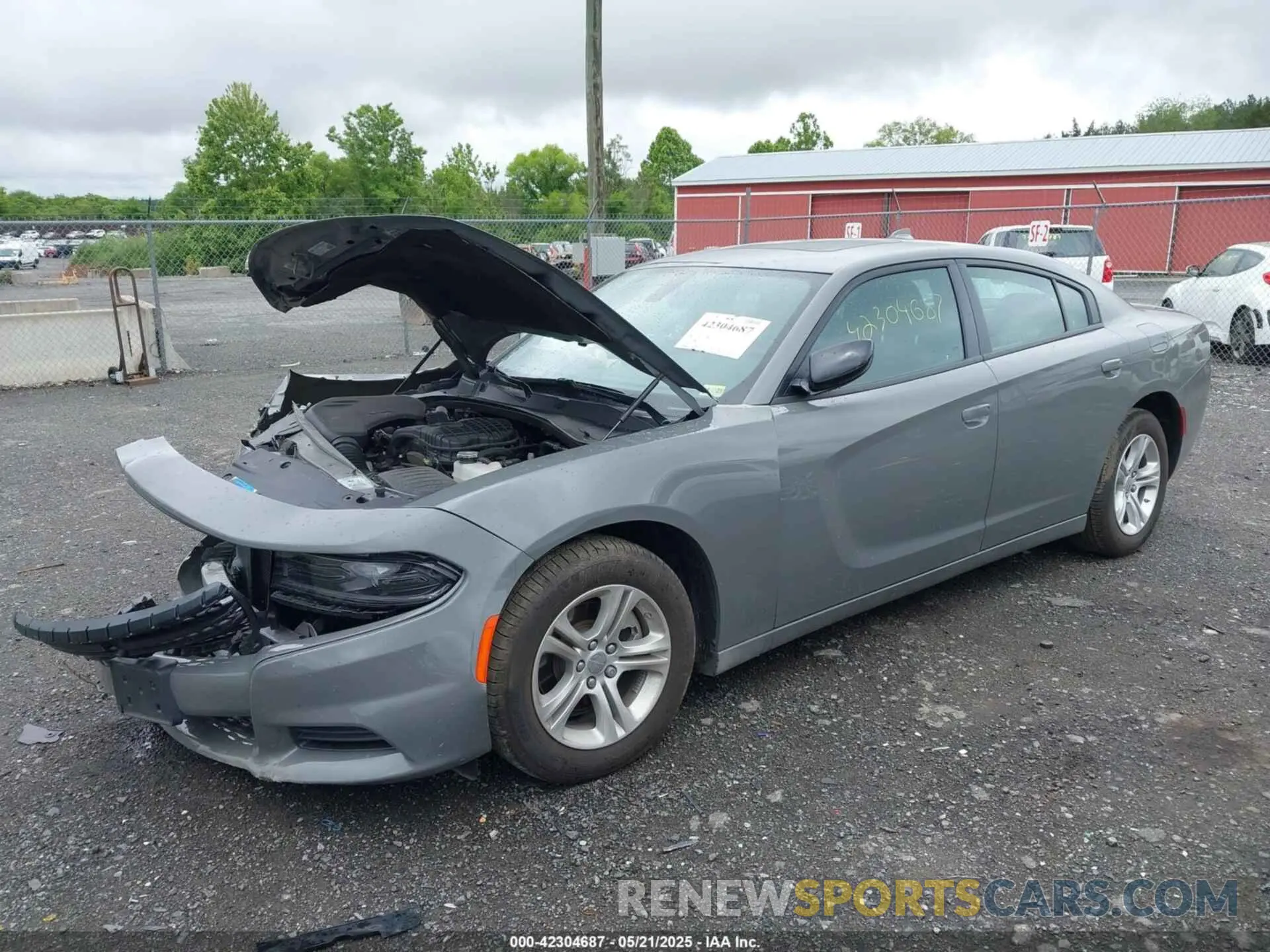 2 Фотография поврежденного автомобиля 2C3CDXBG1PH674849 DODGE CHARGER 2023