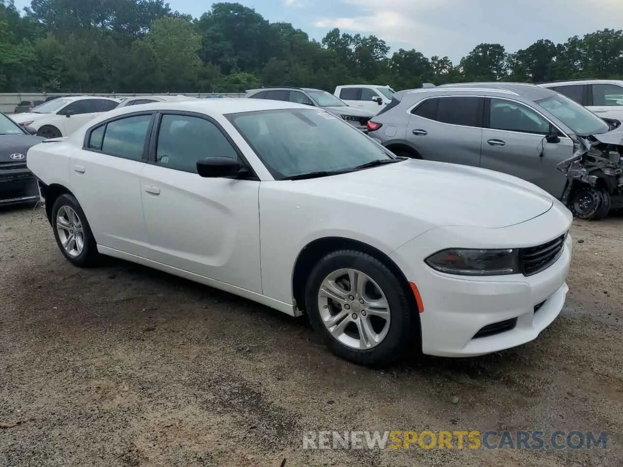 4 Photograph of a damaged car 2C3CDXBG1PH707414 DODGE CHARGER 2023