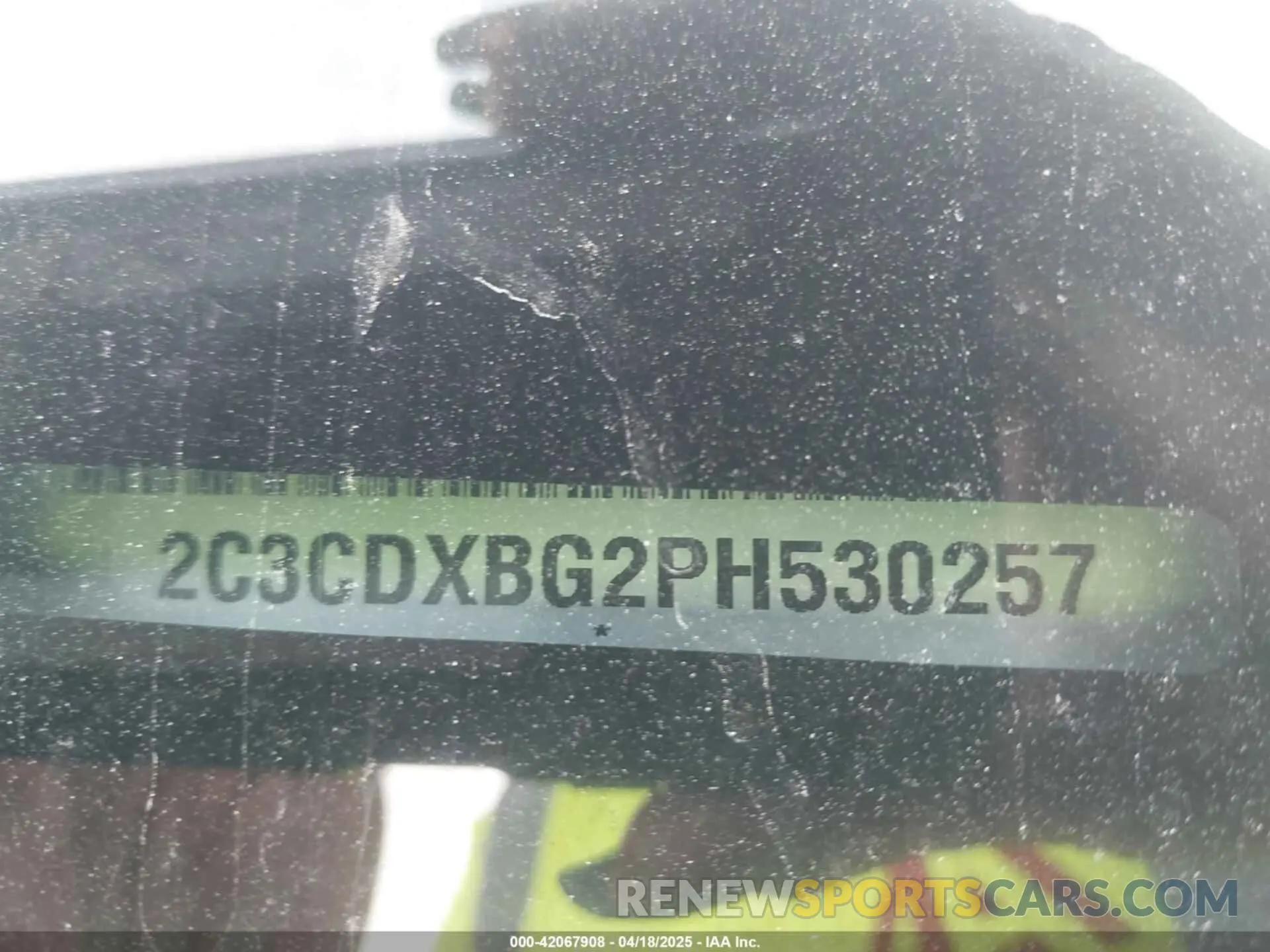 9 Photograph of a damaged car 2C3CDXBG2PH530257 DODGE CHARGER 2023