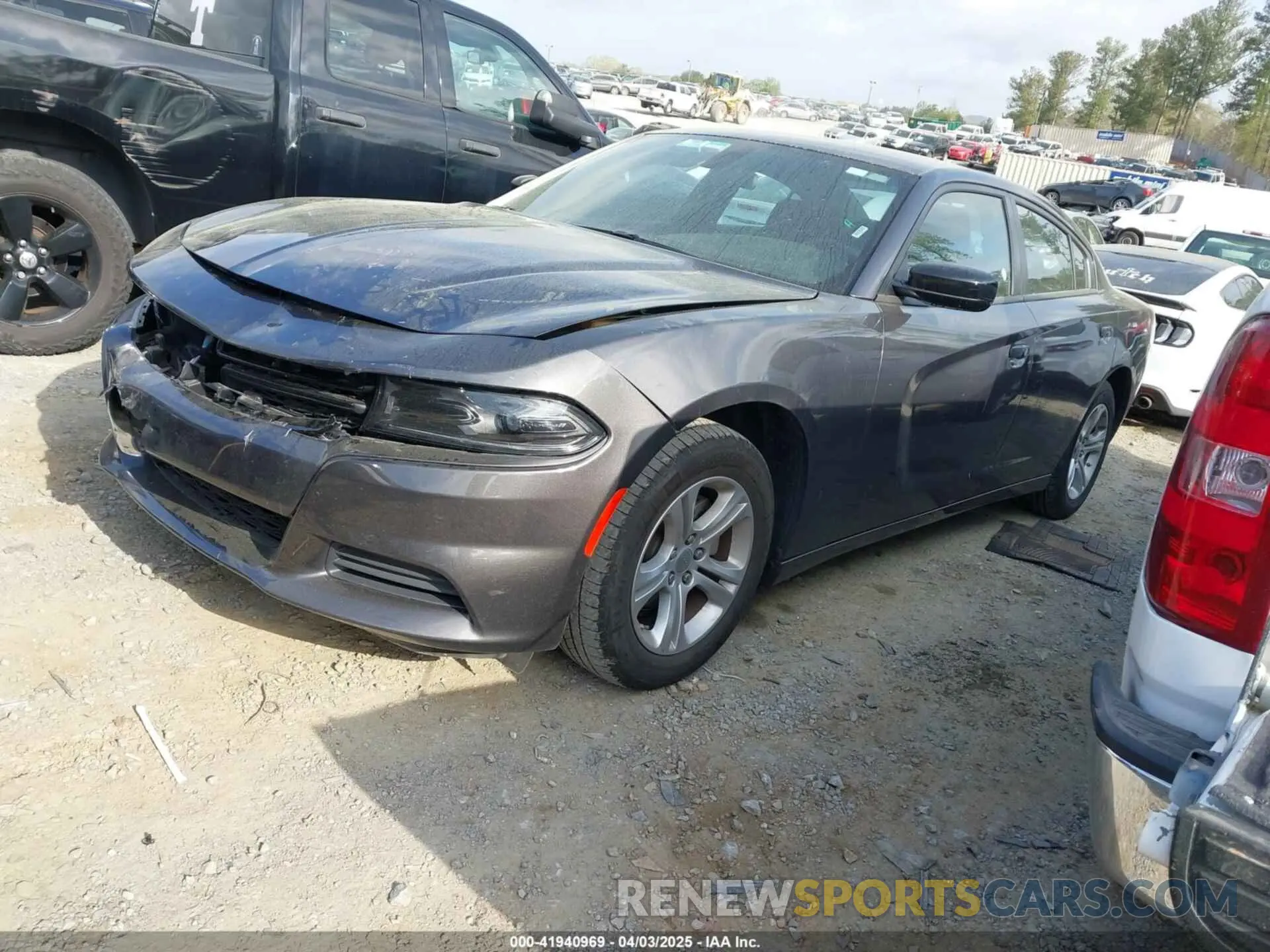 2 Фотография поврежденного автомобиля 2C3CDXBG2PH571536 DODGE CHARGER 2023