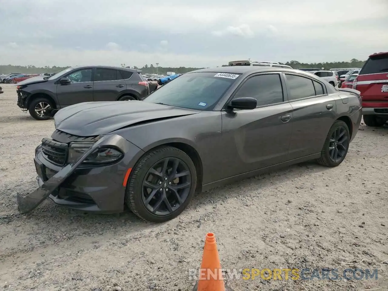 1 Photograph of a damaged car 2C3CDXBG4PH519017 DODGE CHARGER 2023