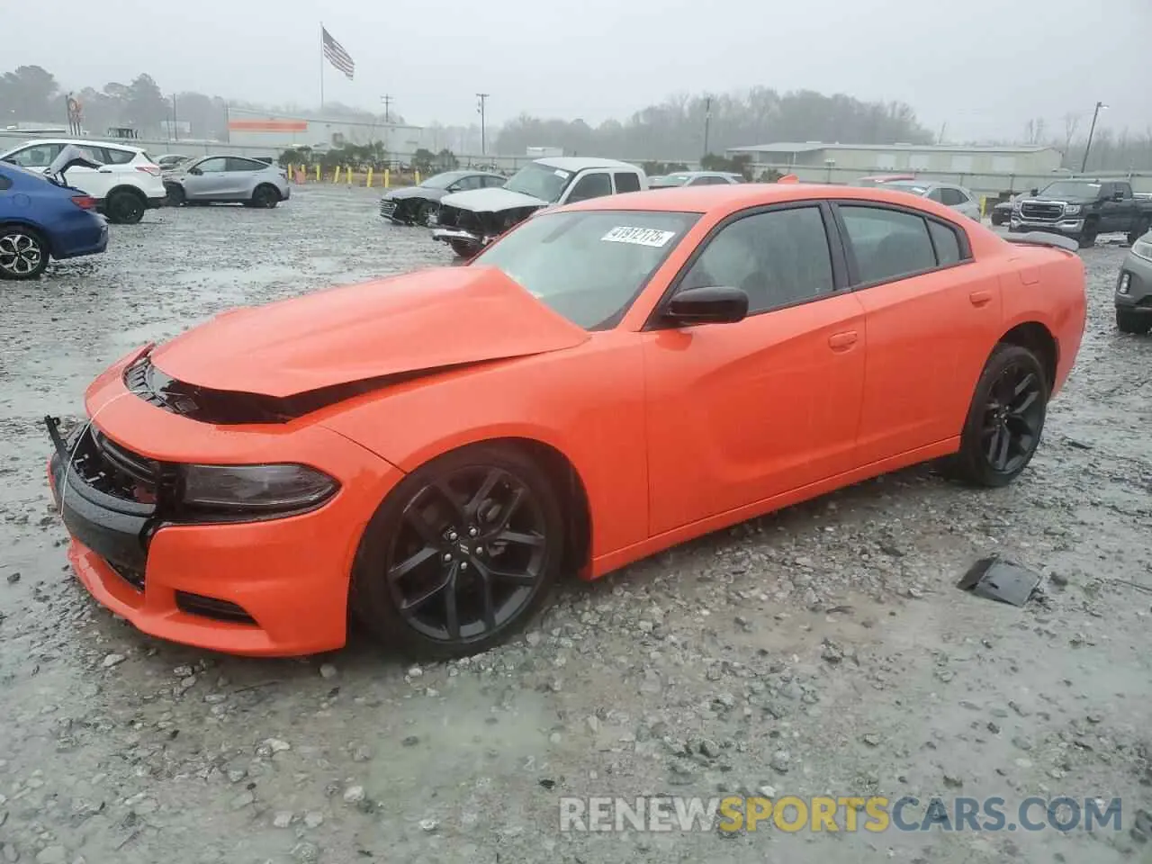 1 Photograph of a damaged car 2C3CDXBG4PH566029 DODGE CHARGER 2023